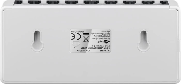 Wentronic goobay Desktop Gigabit Switch, 8x RJ-45