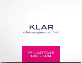 Klar Seifen Pfingstrose & Basilikum, 135g
