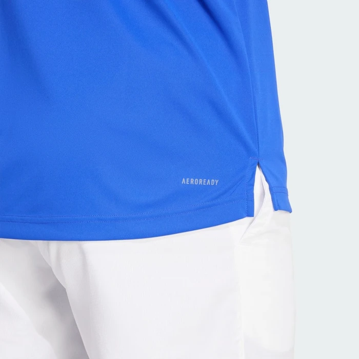 adidas Club 3-Streifen Tennis Poloshirt kurzarm lucid blue (Herren)
