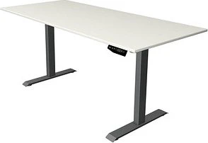 Kerkmann Move 1 elektrisch höhenverstellbarer Sitz-Steh-Schreibtisch 180x80cm weiß/anthrazit