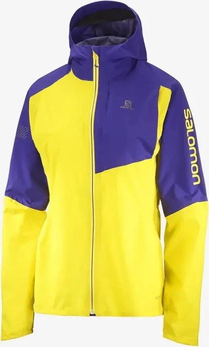 Salomon Bonatti Trail Funktionsjacke empire yellow/deep blue (Damen)