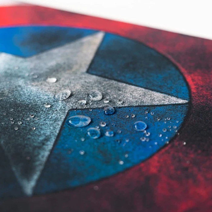 Grupo Erik Editores Captain America Schild XL, 800x350mm, Motiv rot/blau/weiß