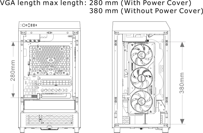 Thermaltake The Tower 200 Snow, weiß, Glasfenster, Mini-ITX