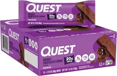 Quest Nutrition Protein Bar Double Chocolate Chunk 720g (12x 60g)
