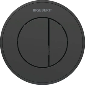 Geberit Typ 10 Fernbetätigung pneumatisch, für 2-Mengen-Spülung, UP-Drücker, schwarz