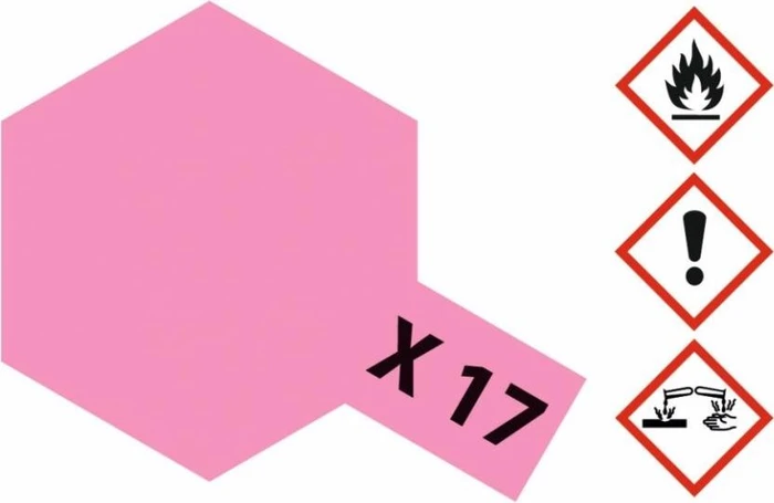 Tamiya Acrylic Paint X-17 pink red, 10ml