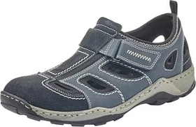 Rieker 08075 Slipper blau (Herren)