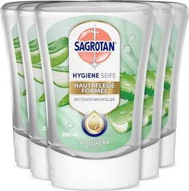 Sagrotan No-Touch Aloe Vera Flüssigseife Refill, 1.25l (5x 250ml)