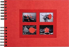Exacompta Spiralalbum, 32x22cm, 50 Seiten, Passion rot