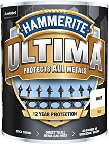 Hammerite Ultima Metallschutz-Lack außen matt verkehrsweiß, 750ml
