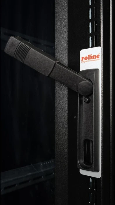 Roline / Secomp Pro Serie 19" Serverschrank 36HE, montiert, Glastür, IP20, RAL 9005, 1000mm tief