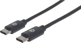 Manhattan USB 3.2 Gen 2 Typ-C Kabel 1.0m schwarz