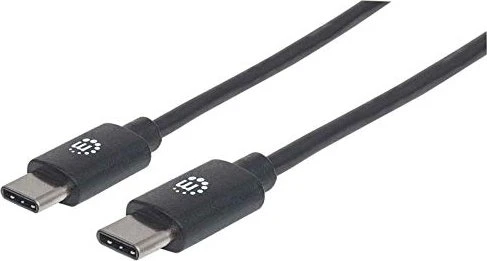 Manhattan USB 3.2 Gen 2 Typ-C Kabel 1.0m schwarz