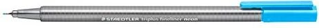 Staedtler triplus fineliner 334 0.3mm neonblau, 10er-Pack
