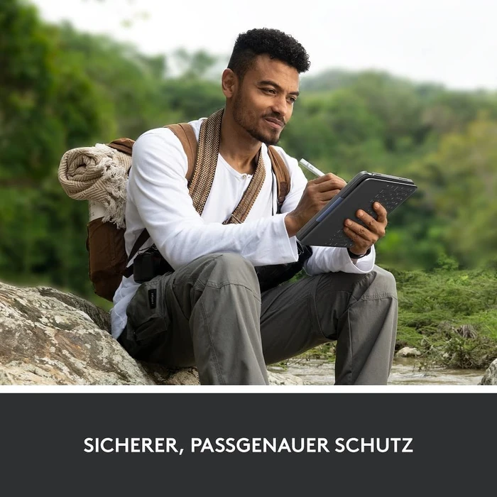 Logitech Rugged Folio für iPad 10, grau, DE