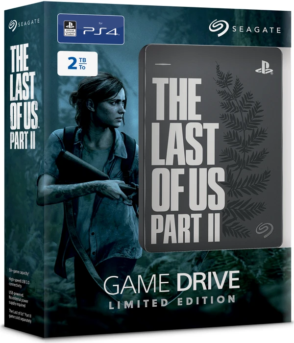 Seagate Game Drive for PlayStation - The Last of us Part II Special Edition, 2TB, USB 3.0 Micro-B