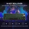 Dierya DK61SE, 60%, schwarz, LEDs grün, BLUE Switches, USB, DE Vorschaubild