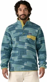 Patagonia Lightweight Synchilla Snap-T Pullover quilty fitz/wetland blue (Herren)