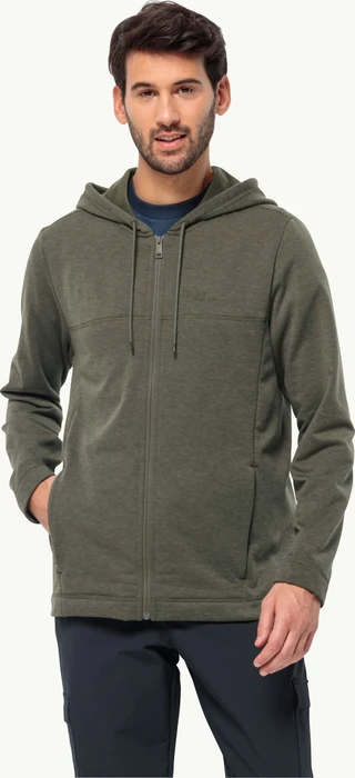 Jack Wolfskin Waldsee Hooded Jacke island moss (Herren)