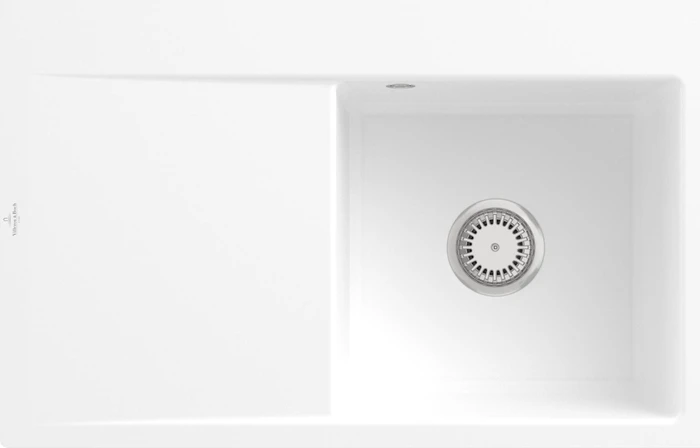 Villeroy & Boch Subway Style 45 Flat flächenbündig Becken rechts stone white