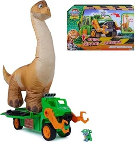 Spin Master Paw Patrol - Der Dino Film Rockys Megasaurus Transport-Fahrzeug