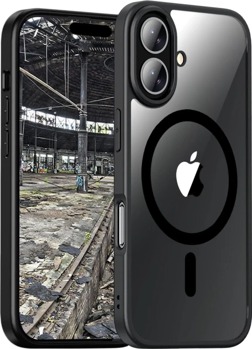 JT Berlin Pankow Hybrid Case MagSafe für Apple iPhone 16 schwarz
