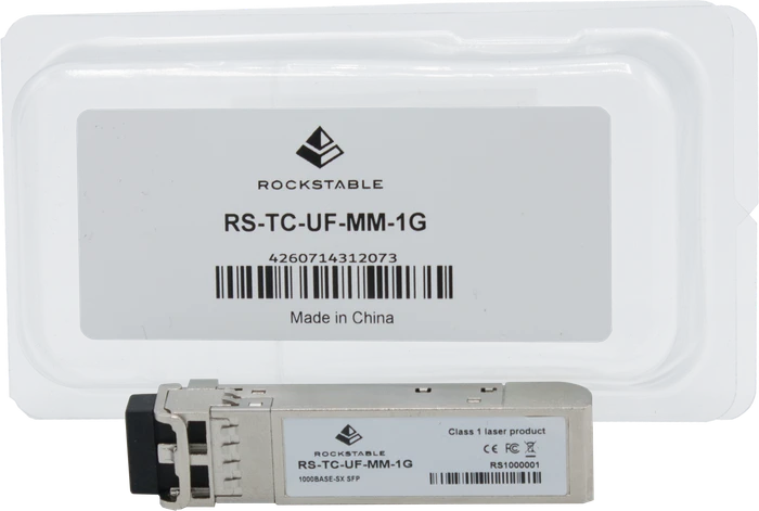 Rockstable Nachbau von Ubiquiti UF-MM-1G Gigabit LAN-Transceiver, LC-Duplex MM 550m, SFP