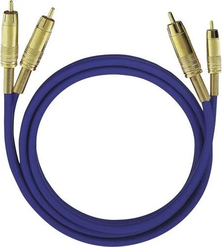 Oehlbach NF1 Master Composite Audio Kabel 5m blau