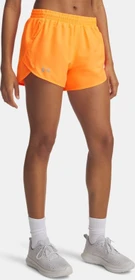 Under Armour Fly By 8cm Hose kurz electric tangerine/reflective (Damen)