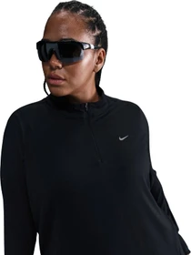 Nike Swift Dri-FIT UV 1/4-Zip Laufshirt langarm schwarz (Damen)