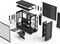 Fractal Design Meshify 3 XL RGB Black TG Light Tint, schwarz, Glasfenster Vorschaubild