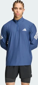 adidas Adi365 Iconic Half Zip Laufshirt langarm tech indigo/white (Herren)