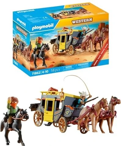 playmobil Western Postkutschenüberfall im Wilden Westen