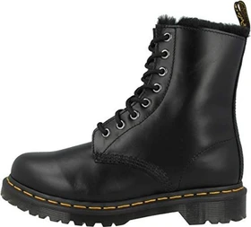 Dr. Martens 1460 Serena Faux Fur Lined Boots dark grey (Damen)