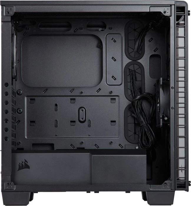Corsair Crystal Series 460X schwarz, Glasfenster