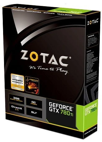Zotac GeForce GTX 780 Ti OC + Game-Bundle, 3GB GDDR5, 2x DVI, HDMI, DP