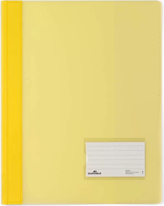 Durable Duralux Transluzent Schnellhefter, A4, gelb/transparent