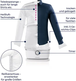 CLEANmaxx Hemdenbügler weiß