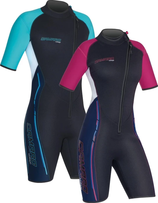 Camaro Voltage Shorty kurzarm 3/3/3mm blau/schwarz (Herren)