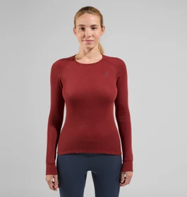 Odlo Active Warm Eco Funktionsshirt langarm spiced apple (Damen)