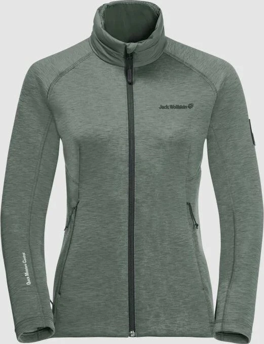 Jack Wolfskin Athletic Collar Jacke hedge green (Damen)