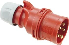 PCE CEE-Stecker 16A 5-polig rot