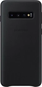 Samsung Leather Cover für Galaxy S10 schwarz