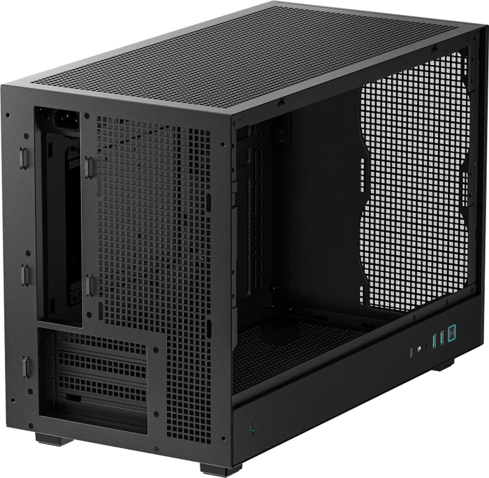 DeepCool CH260, schwarz, Glasfenster