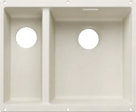 Blanco Subline 340/160-U Unterbau Becken rechts softweiß