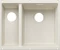 Blanco Subline 340/160-U Unterbau Becken rechts softweiß Vorschaubild