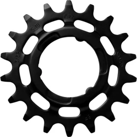 KMC Steck-Zahnkranz 19 Zähne für Shimano breit schwarz