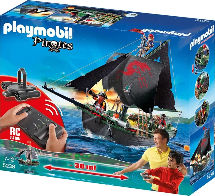 playmobil Pirates Piratensegler mit RC-Unterwassermotor