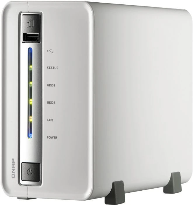 QNAP Turbo Station TS-212-E, 256MB RAM, 1x RJ-45 1000Base-T, 2x USB-A 3.0