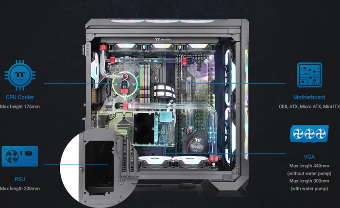 Thermaltake View 51 TG ARGB, Glasfenster